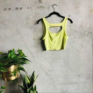 Lululemon LA Front Cut Out Crop Tank
